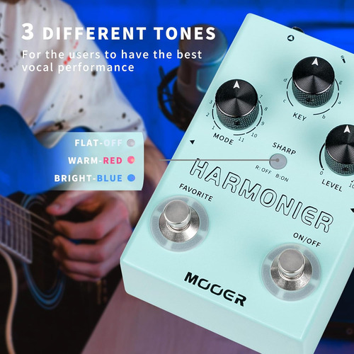 Pedal De Voz Para Guitarra Con Procesador De Efectos Voca...