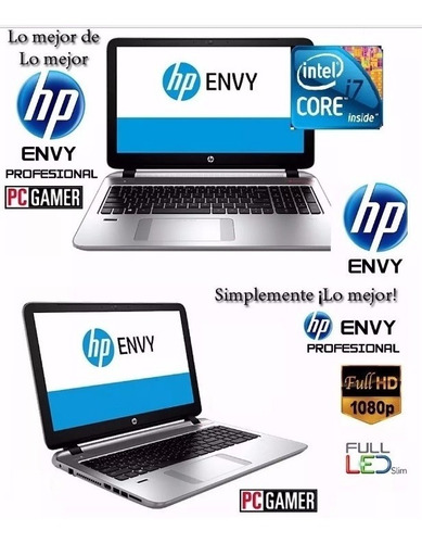 Notebook Hp Envy Core I7 6500, Disco 1 Tb,8gb, 15,6  Fullhd