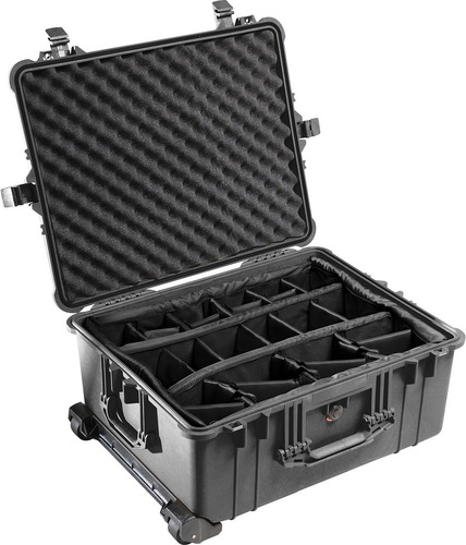 Imagen 4 de 10 de Caja Estuche Proteccion Pelican 1610 Sumergible Foam Ruedas