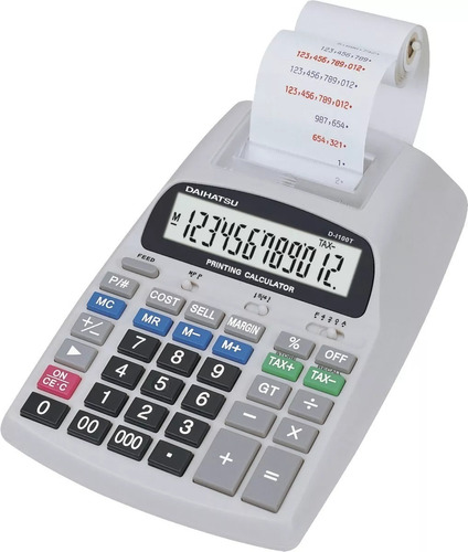 Calculadora Impresora Daihatsu D-i100t Blanca Watchcenter