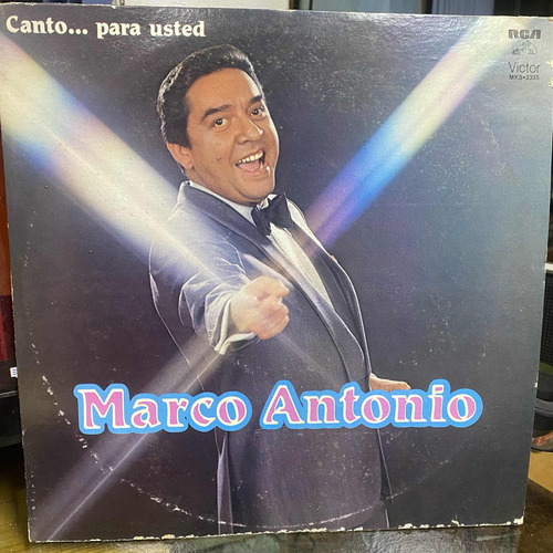 Canto Para Usted Marco Antonio Muñiz Autografiado Disco Lp (Usado)