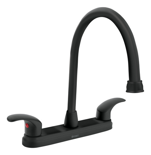 Mezcladora Satín 8 Lavabo Cuello Largo Palanca45624 2 Pzs