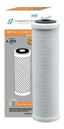 Refil Filtro Clor 9.3/4  Hidrocarbon Hidrofiltros