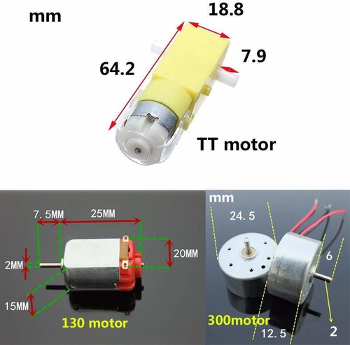 Dc Motor Kits Accessories For Robot Car Science Projects