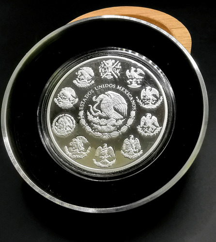 Estuche Con Onza Observatorio Chichén Itzá Plata Proof 2011