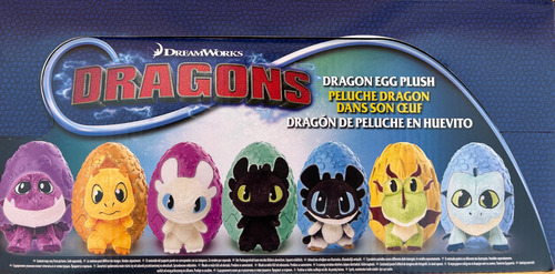 Peluche De Dragon En Huevito Colmillo Como Entrenar Dragon