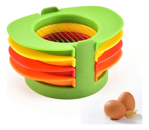 K Set Multifuncional De Rebanadoras De Huevos 4 En 1