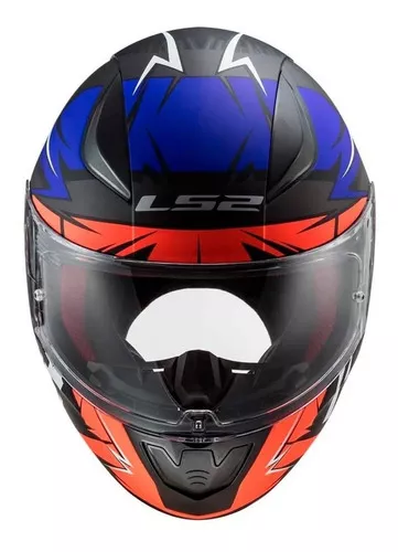 CASCO LS2 FF352 IRONFACE NEGRO AZUL MATE / M