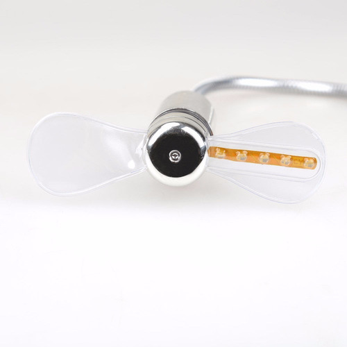 Imagen 4 de 6 de Mini Ventilador Portable Colorido Flexible Usb Cooler Galaxy