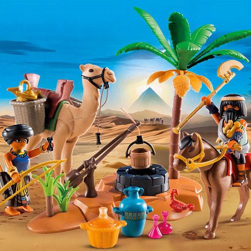 Playmobil Egipcios Campamento De Saqueadores De Tumbas 5387 Color Unico