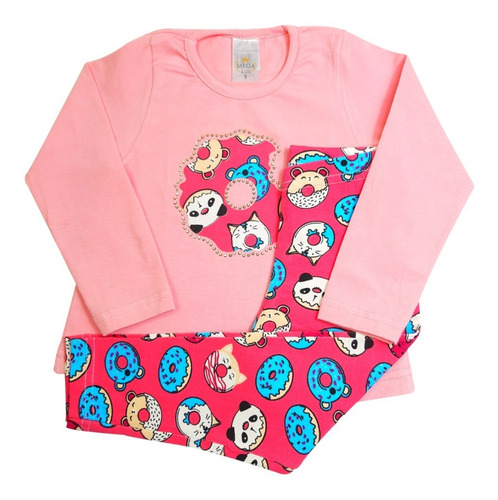 Kit 5 Conjuntos Femininos Roupas Infantil Menina Atacado