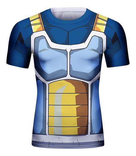 Playera Dragon Ball Vegeta 2k18 Armadura Cosplay Ejercicio