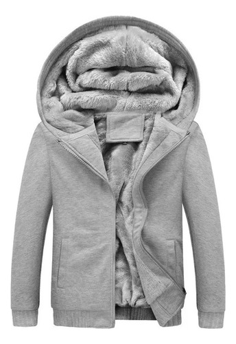 Sudadera Con Capucha De Felpa Gruesa Para Hombre Frío