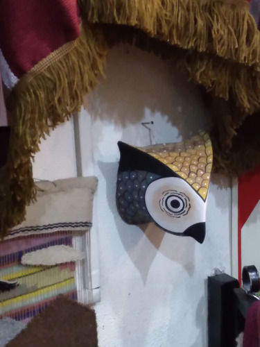 Mascara Decorarativa En Madera ,chané. Tuyunti Artesanias.
