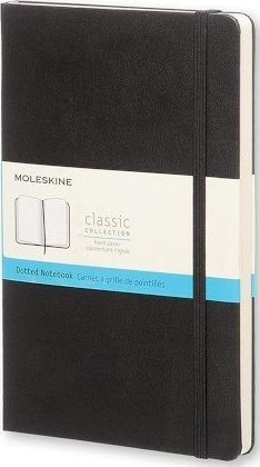 Moleskine Large Dotted Notebook Hard Black - Moleskine