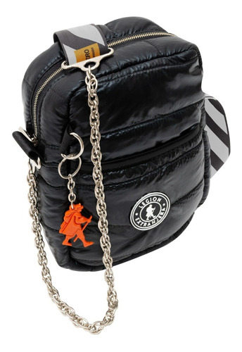 Imagen 6 de 7 de Bandolera San Luis Pop Cadenas Negro