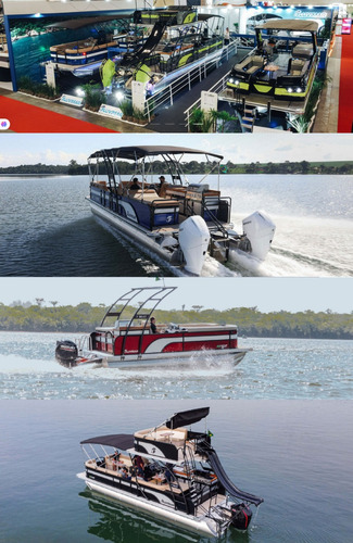 Lancha Pontoons Fluvimar -f Boat A Partir De 350mil
