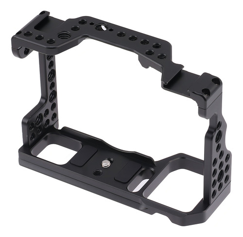 Recambio de jaula de vídeo de aleación de aluminio para cámara de color negro