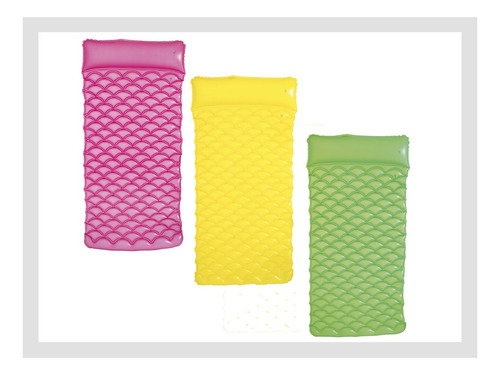 Colchoneta Inflable Agua Pileta Playa Bestway Float Roll