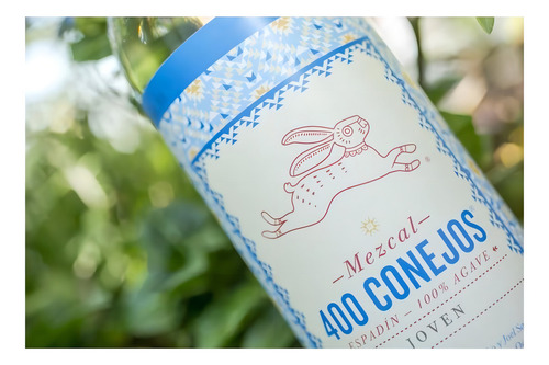 Paquete De 3 Mezcal 400 Conejos Joven 200 Ml