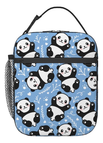 Lonchera Aislante Cute Panda Con Asa Desmontable L