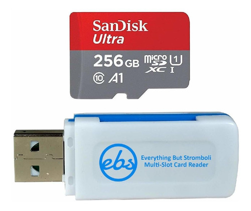 Sandisk Ultra 256 Gb Tarjeta Micro Sd Para Motorola Phone Fu