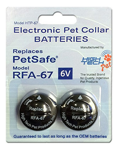 Batería Electrónica De 6 Voltios Para Collar De Mascotas