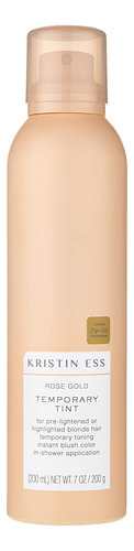 Kristin Ess Tinte Para Cabello Temporary Tint 200 G Rose Gol No Aplica