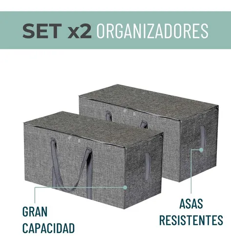 Bolsas Organizador Ropa Casatua Set 3 Unids Almacenamiento