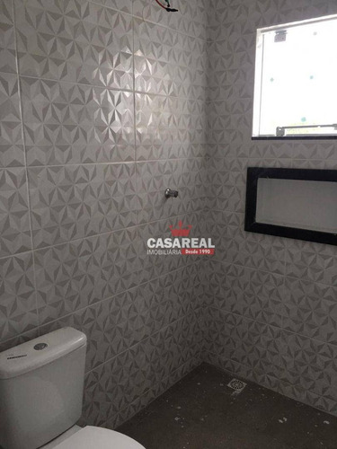 Imagem 23 de 30 de Sobrado Novo Com 3 Quartos, 03 Banheiros E 03 Vagas, À Venda Por R$400.000,00 - Brejatuba/pr - So0046