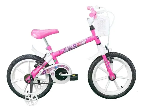 Bicicletatrack & Bikes Pinky Infantil, Aro 16, Rosa