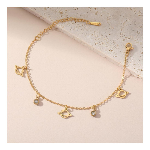 Planet Universe Pulsera Tobillera Con Cuentas De Cristal
