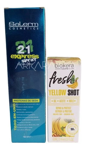 Salerm 21 Express 175ml + Aceite Yellow Biokera 75 Ml