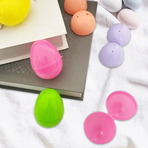 Compatible 24 Piezas De Huevos De Pascua Vacíos Cesta De
