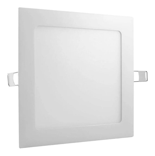 Painel De Led 6w Quadrado Branco Embutir 3000k Branco Quente 110V/220V