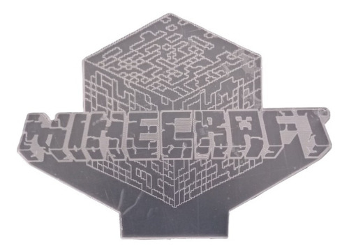 Repuesto Acrílico Para Lampara  3d Del Logo De Minecraft