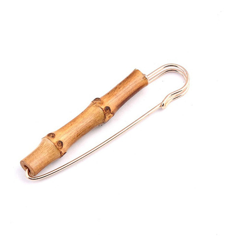 Juego De 6 Broches Exquisitos De Madera De BambĂș, 6 Unidades