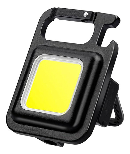 Mini Linterna Llavero Iman Led Cob Abridor Calidad Premium!! Color de la linterna Negro Color de la luz Blanco