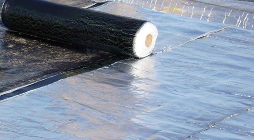 Imagen 2 de 2 de Membrana Asfáltica Aluminio Nro 4 Techar 4mm Rinde 10 M2