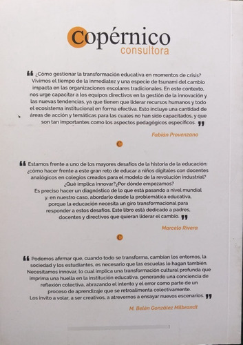 Un Giro Copernicano A La Educación - Copérnico Consultora