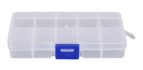 Caja Organizadora Plástica Con 10 Compartimentos