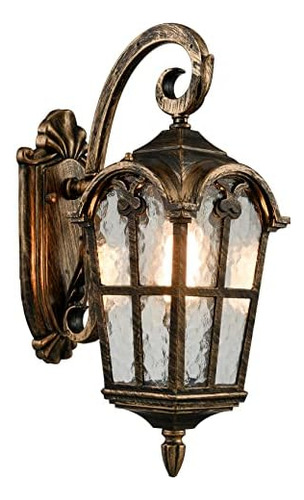 Luces De Pared Para Exteriores, Con Textura Martillada, Faro