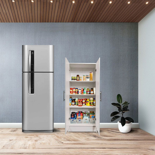 Imagen 2 de 10 de Despensero 2 Puertas Cocina 60x150x30cm Organizador &