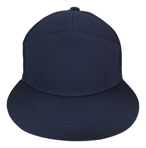 Gorra Plana Poliéster Lisa 7 Gajos Mayoreo 3 Piezas