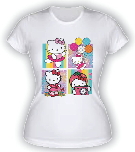 Playera Hello Kitty - Hello Kitty Funny - Dama Y Niña