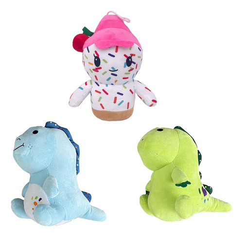 Juguetes De Peluche De Dinosaurio Moriah Elizabeth, 3 Piezas