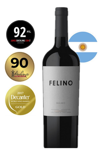 Vinho Argentino Cobos Felino Malbec 750ml