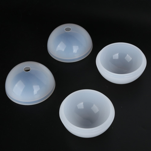 Molde Esférico De Silicona Para Sal De Baño Con Forma De Bol
