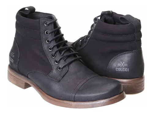 Bota Coturno Masculino Hunter Preto Colcci Parcelamento sem juros