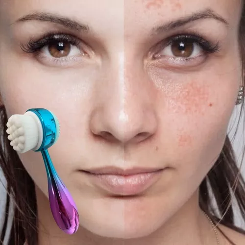 Cepillo Limpiador Facial Masajeador Contra Acne Silicona